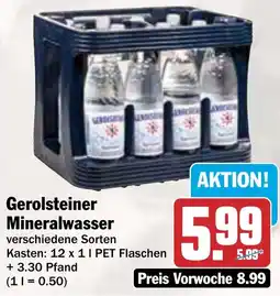 AEZ Gerolsteiner Mineralwasser Angebot