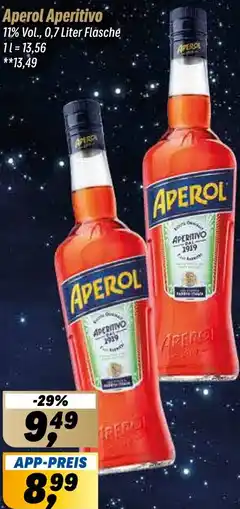 Simmel Aperol Aperitivo Angebot