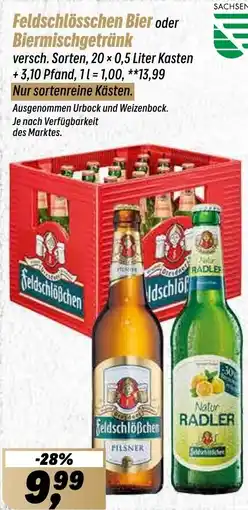 Simmel Feldschlösschen Bier oder Biermischgetränk Angebot