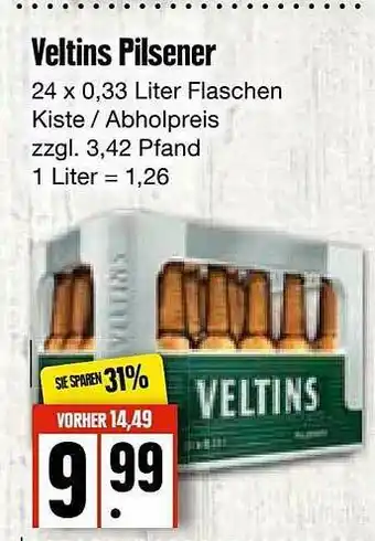 Edeka Frischemarkt Veltins Pilsener Angebot