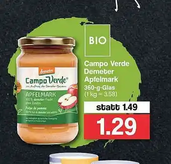 Famila Nord West Campo Verde Demeter Apfelmark Angebot