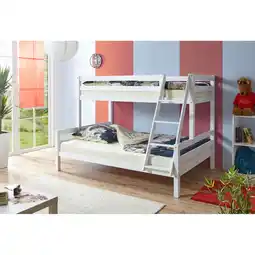 Netto Marken-Discount TiCAA Etagenbett Maxim Buche massiv Angebot