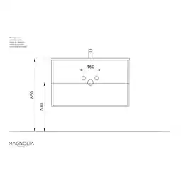 Netto Marken-Discount Badmöbel Homeline 90 weiss hochglanz Angebot