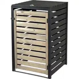 Netto Marken-Discount dobar Mülltonnenverkleidung 120 L, schwarz-grau Angebot