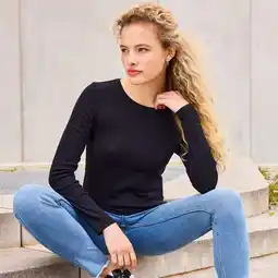 NKD Damen-Langarmshirt mit Ripp-Struktur Angebot