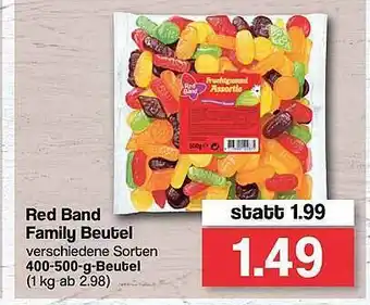 Famila Nord West Red Band Family Beutel Angebot