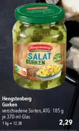 CITTI Markt Hengstenberg Gurken Angebot