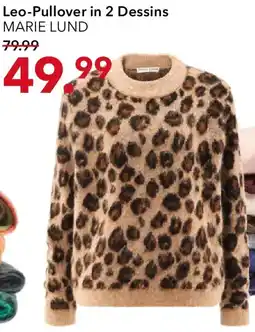 Peek & Cloppenburg Hamburg Leo-Pullover in 2 Dessins MARIE LUND Angebot