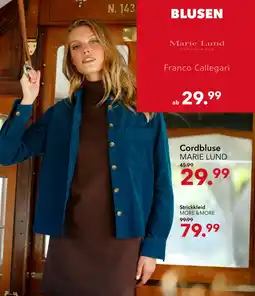 Peek & Cloppenburg Hamburg Cordbluse MARIE LUND Angebot