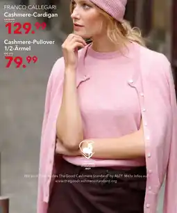 Peek & Cloppenburg Hamburg FRANCO CALLEGARI Cashmere-Cardigan Angebot