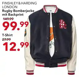 Peek & Cloppenburg Hamburg FINSHLEY & HARDING LONDON Rugby Bomberjacke mit Backprint Angebot