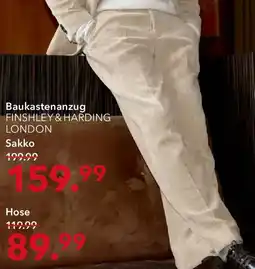 Peek & Cloppenburg Hamburg FINSHLEY & HARDING LONDON Hose Angebot