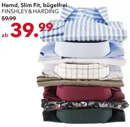 Peek & Cloppenburg Hamburg Hemd, Slim Fit, bügelfrei FINSHLEY & HARDING Angebot