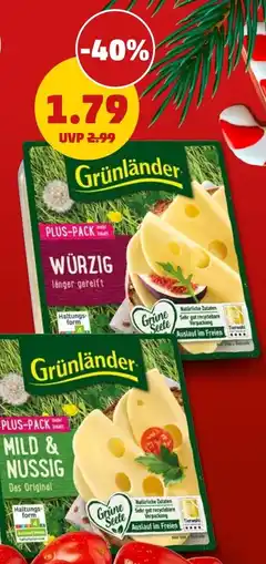 PENNY GRÜNLÄNDER Käsescheiben Angebot