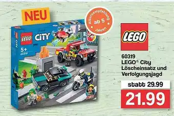 Famila Nord West 60319 Lego City Löscheinsatz Und Verfolgungsjagd Angebot