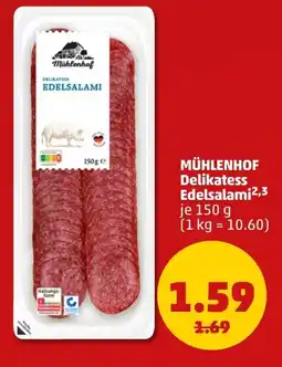 PENNY MÜHLENHOF Delikatess Edelsalami Angebot