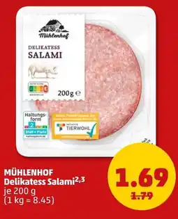 PENNY MÜHLENHOF Delikatess Salami Angebot