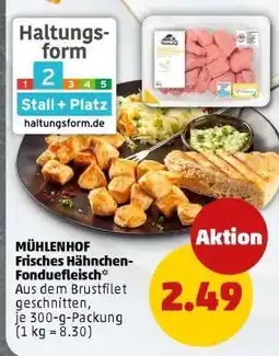 PENNY MÜHLENHOF Frisches Hähnchen-Fonduefleisch Angebot