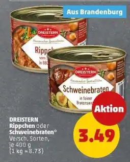 PENNY DREISTERN Rippchen oder Schweinebraten Angebot