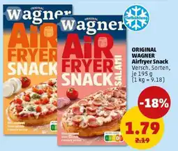 PENNY ORIGINAL WAGNER Airfryer Snack Angebot