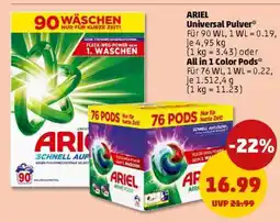 PENNY ARIEL All in 1 Color Pods Angebot