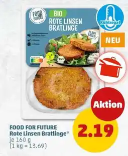 PENNY FOOD FOR FUTURE Rote Linsen Bratlinge Angebot