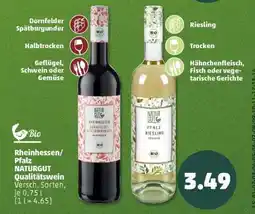 PENNY Rheinhessen/Pfalz NATURGUT Qualitätswein Angebot