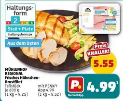 PENNY MÜHLENHOF REGIONAL Frisches Hähnchen-Brustfilet Angebot