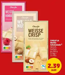PENNY CHOCO'LA Weiße Schokolade Angebot