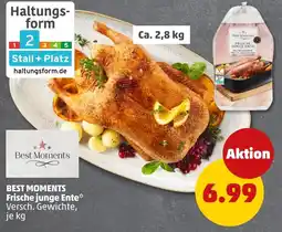 PENNY BEST MOMENTS Frische junge Ente Angebot