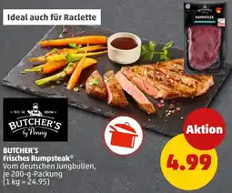 PENNY BUTCHER'S Frisches Rumpsteak Angebot