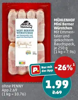 PENNY MÜHLENHOF Mini Berner Würstchen Angebot