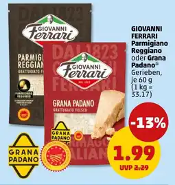 PENNY GIOVANNI FERRARI Parmigiano Reggiano oder Grana Padano Angebot