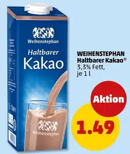 PENNY WEIHENSTEPHAN Haltbarer Kakao Angebot