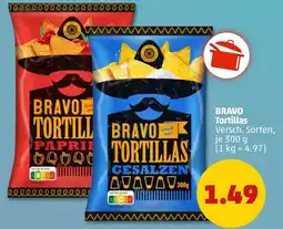 PENNY BRAVO Tortillas Angebot