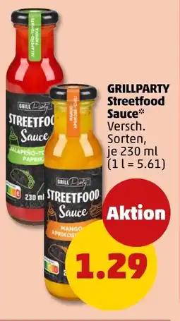 PENNY GRILLPARTY Streetfood Sauce Angebot