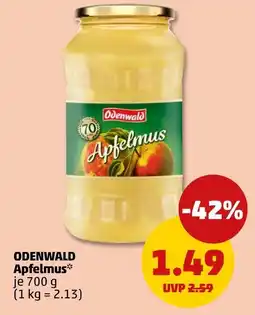 PENNY ODENWALD Apfelmus Angebot