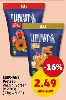 PENNY ELEPHANT Pretzel Angebot
