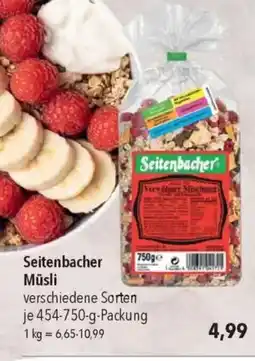 CITTI Markt Seitenbacher Müsli Angebot