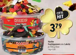 CITTI Markt HARIBO Fruchtgummi oder Lakritz Angebot