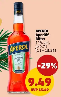 PENNY APEROL Aperitif Bitter Angebot