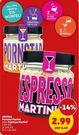 PENNY JARTAILS Pornstar Martini oder Espresso Martini Angebot