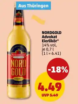PENNY NORDGOLD Advokat Eierlikör Angebot