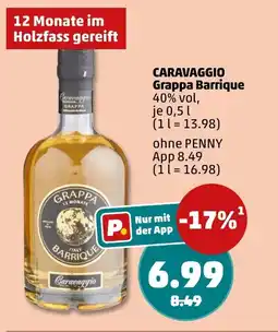 PENNY CARAVAGGIO Grappa Barrique Angebot