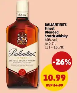 PENNY BALLANTINE'S Finest Blended Scotch Whisky Angebot