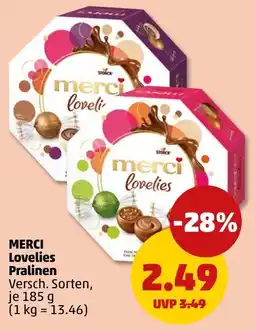 PENNY MERCI Lovelies Pralinen Angebot