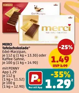 PENNY MERCI Tafelschokolade Angebot