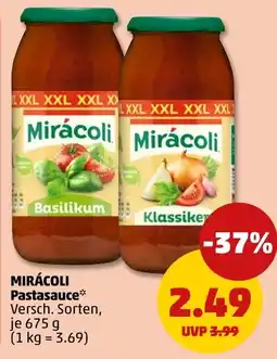 PENNY MIRÁCOLI Pastasauce Angebot