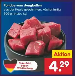 Netto Marken-Discount Fondue vom Jungbullen Angebot