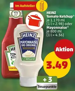 PENNY HEINZ Tomato Ketchup oder Mayonnaise Angebot